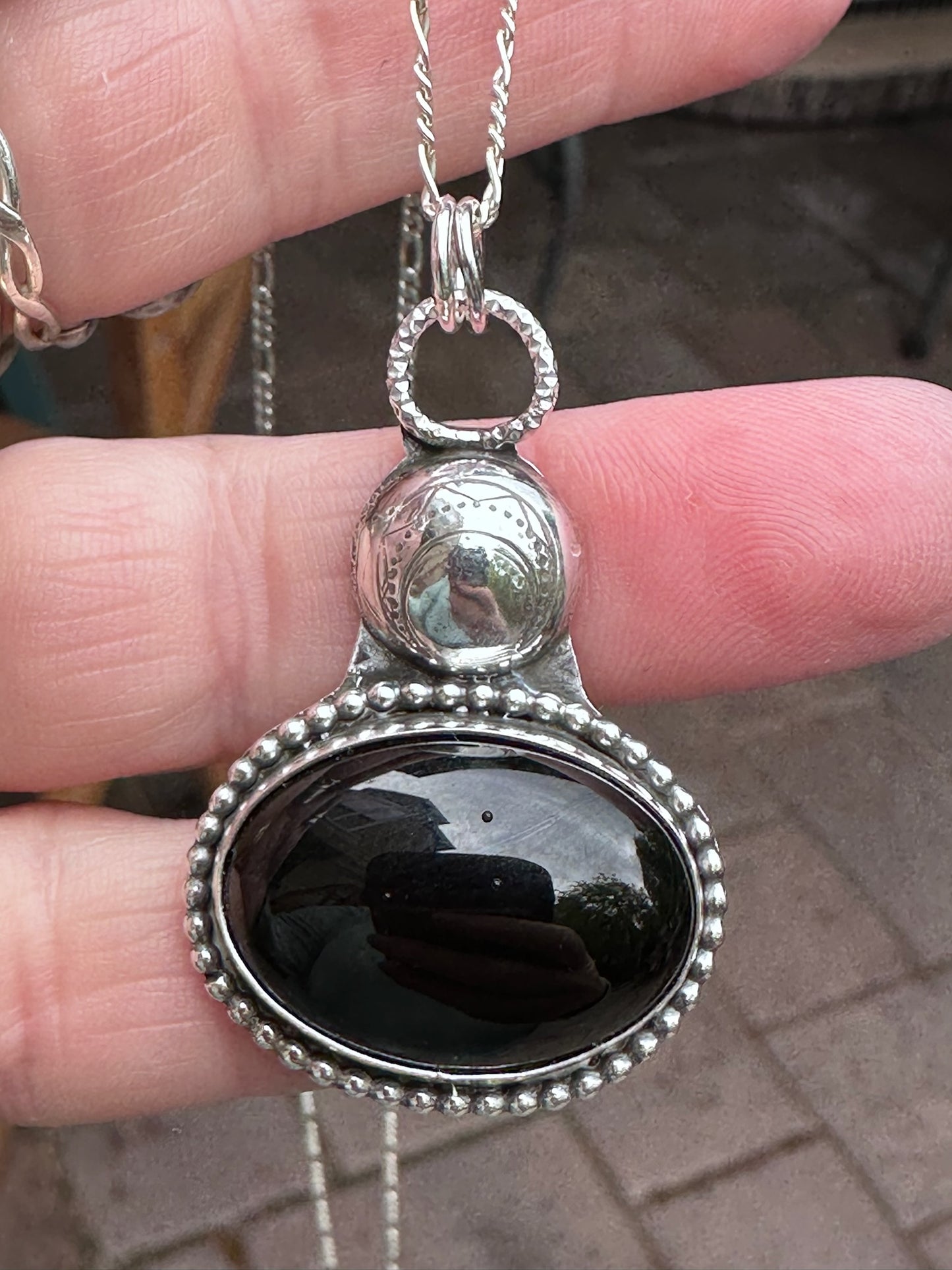 Black Onyx Pendant (D610)