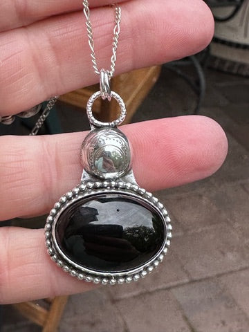 Black Onyx Pendant (D610)