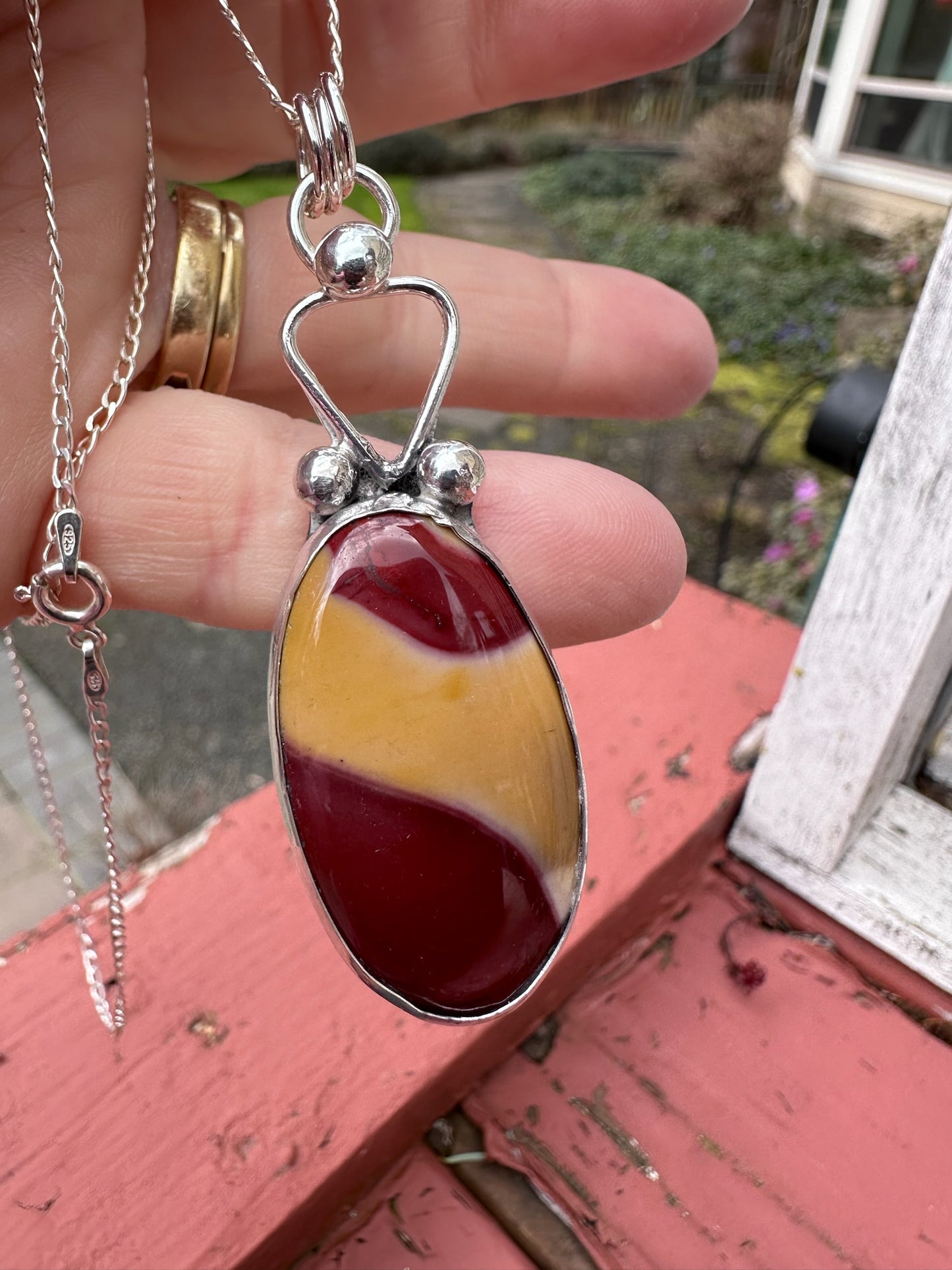 Mookaite Jasper Pendant Necklace