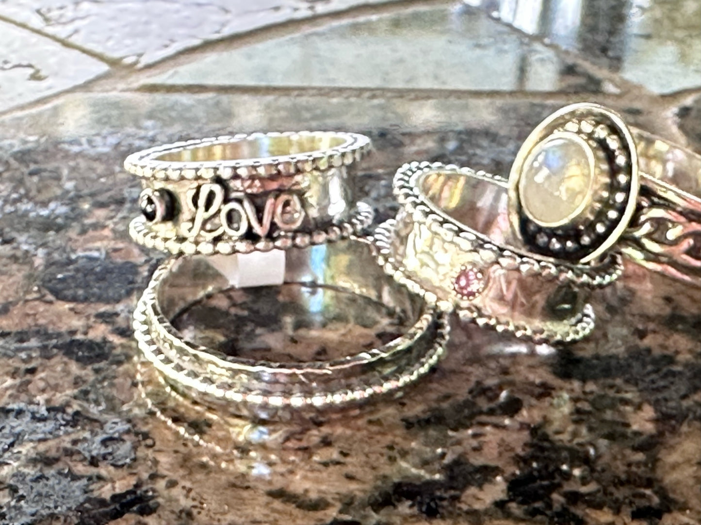*Custom Moonstone Ring - Made to size
