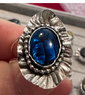 * Custom Ring - Blue Paua For Carolyn Brazda