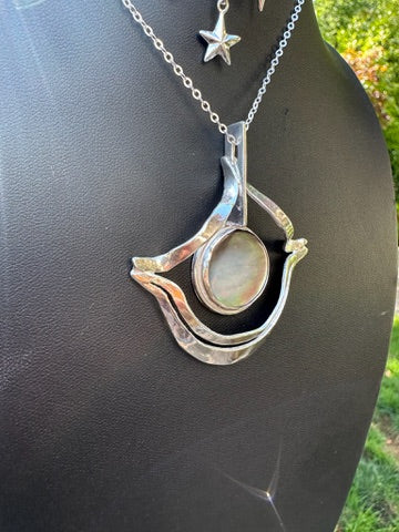 Mother of Pearl "Witchy" Pendant (908)