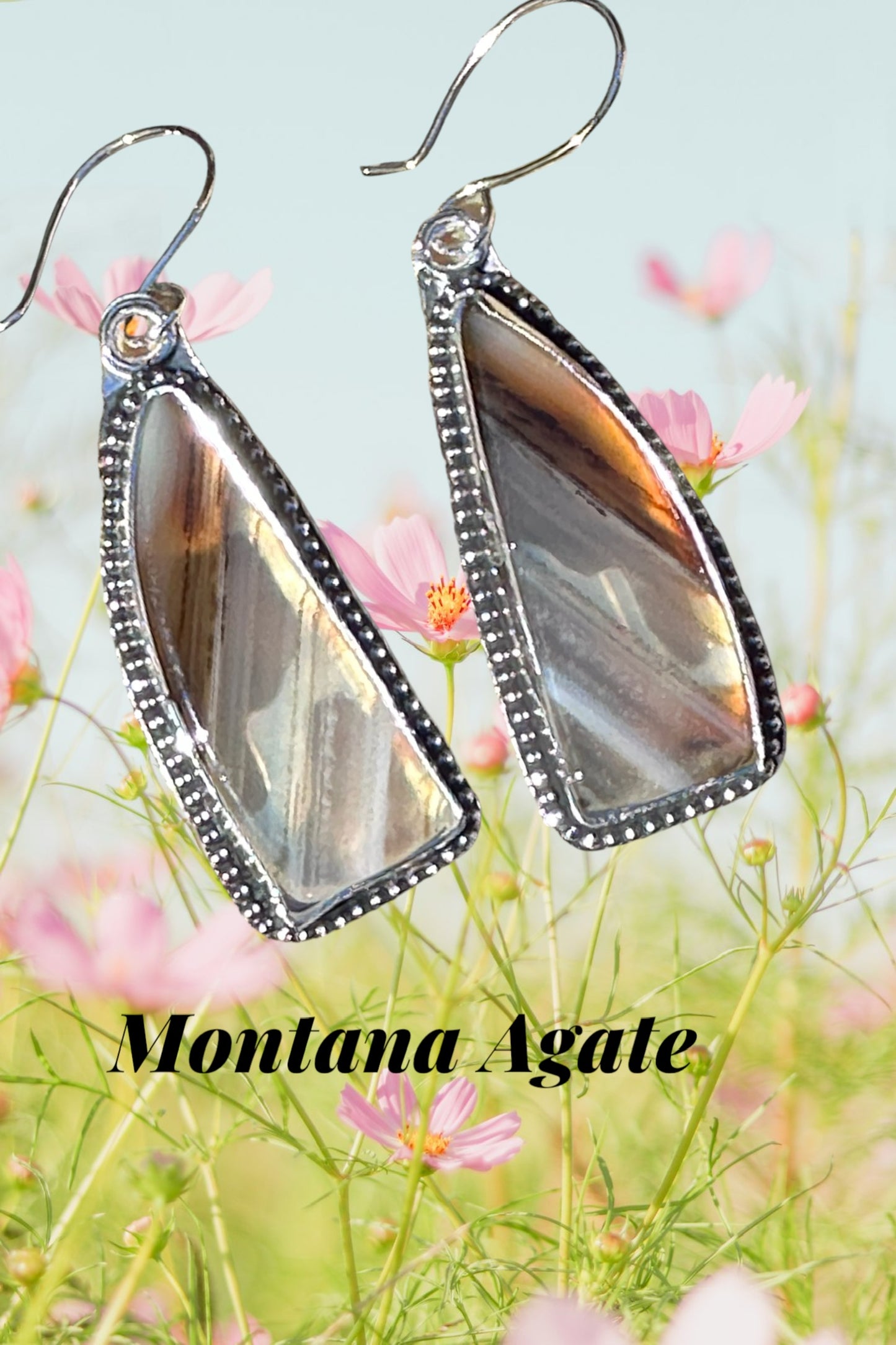Montana Agate Striking Earrings